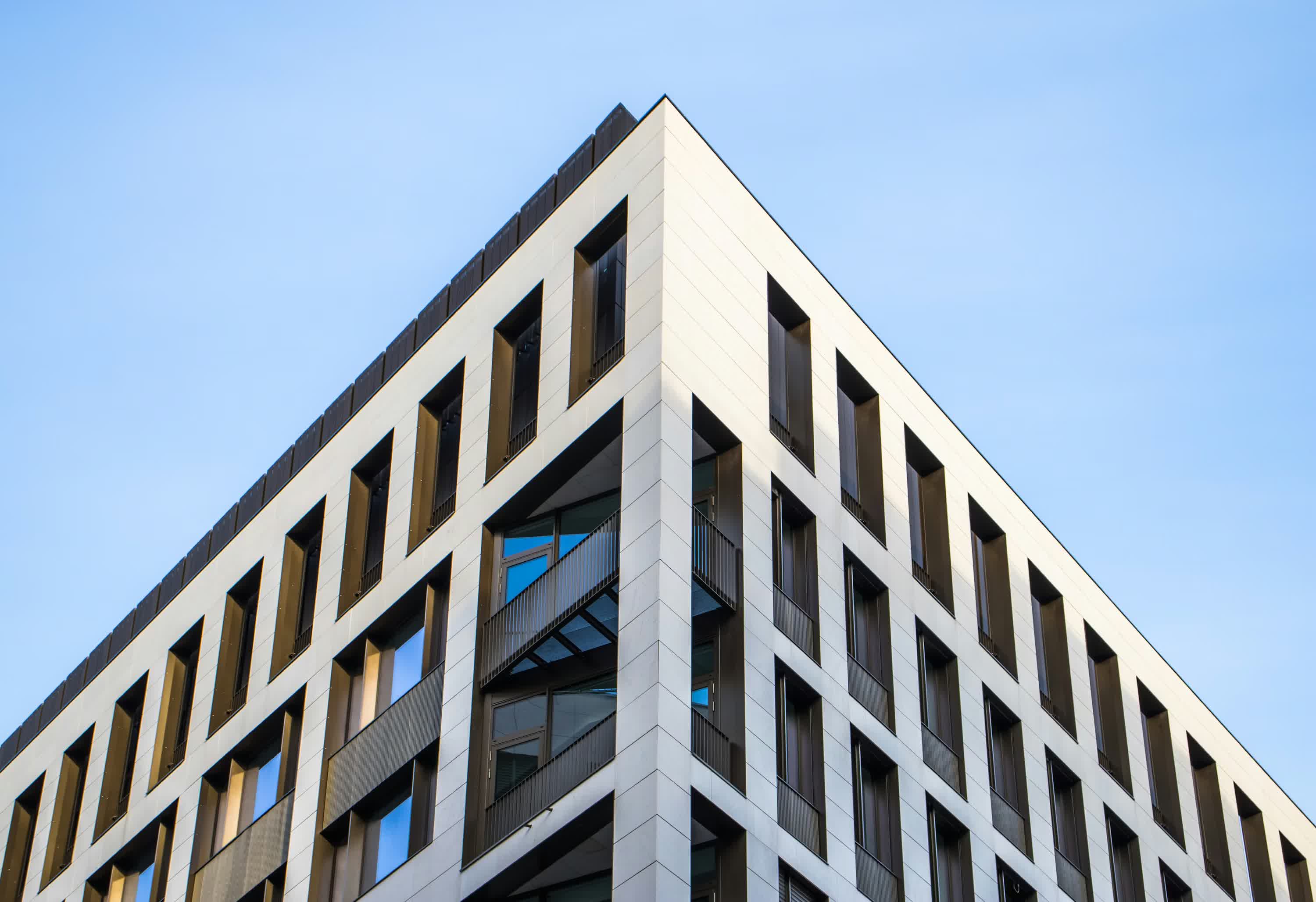 Modern building corner
